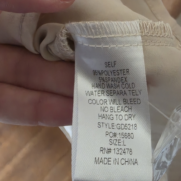 WESTERN VOGUE Boutique Western Vibes Cream Button-Up Dress - Picture 3 of 3